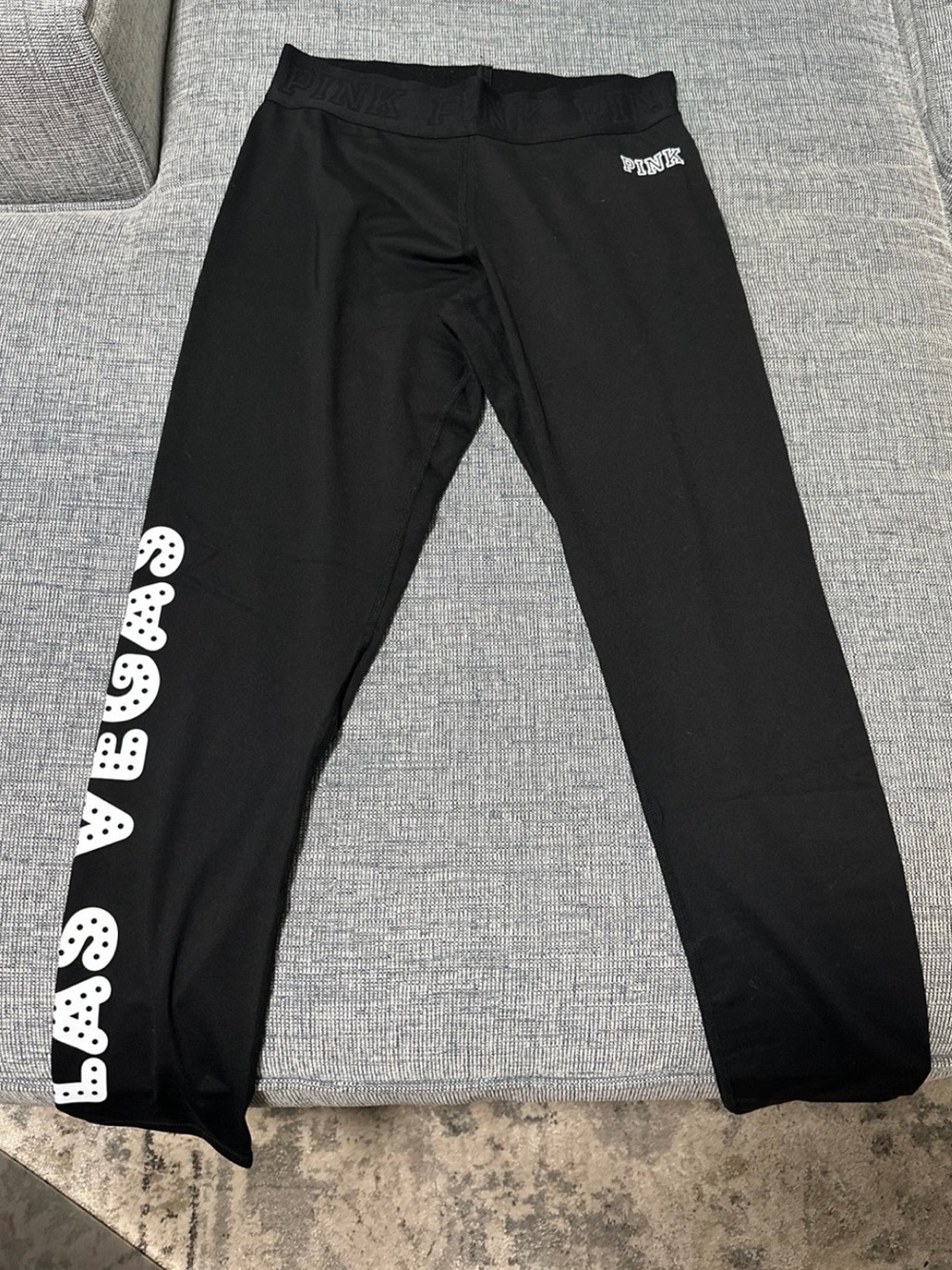 PINK Victoria's Secret Black Las Vegas Leggings